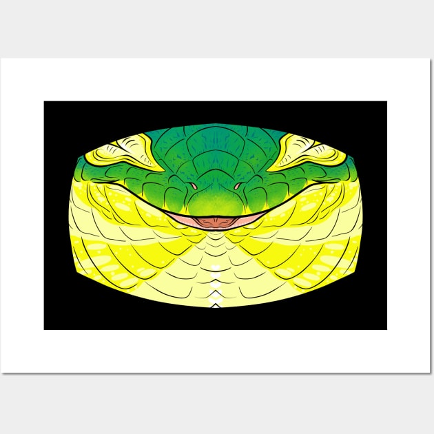 Abronia Lizard Mask Wall Art by TwilightSaint